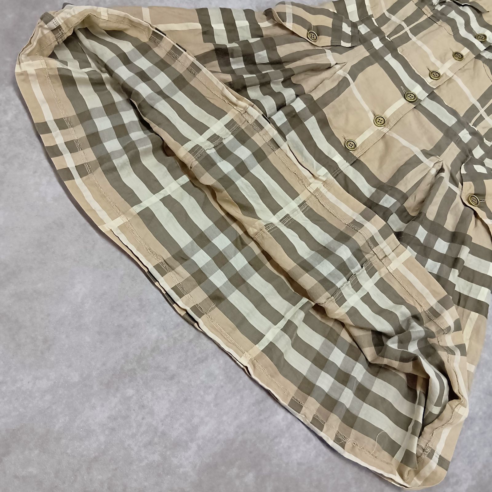BURBERRY LONDON バーバリーロンドン ノバチェック ワンピース シルク