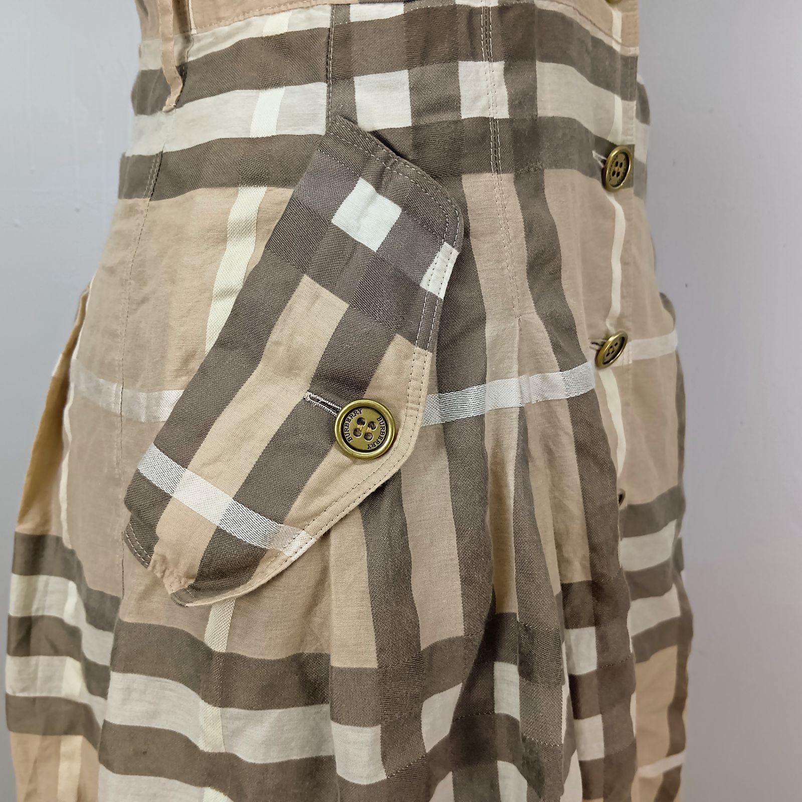 BURBERRY LONDON バーバリーロンドン ノバチェック ワンピース シルク