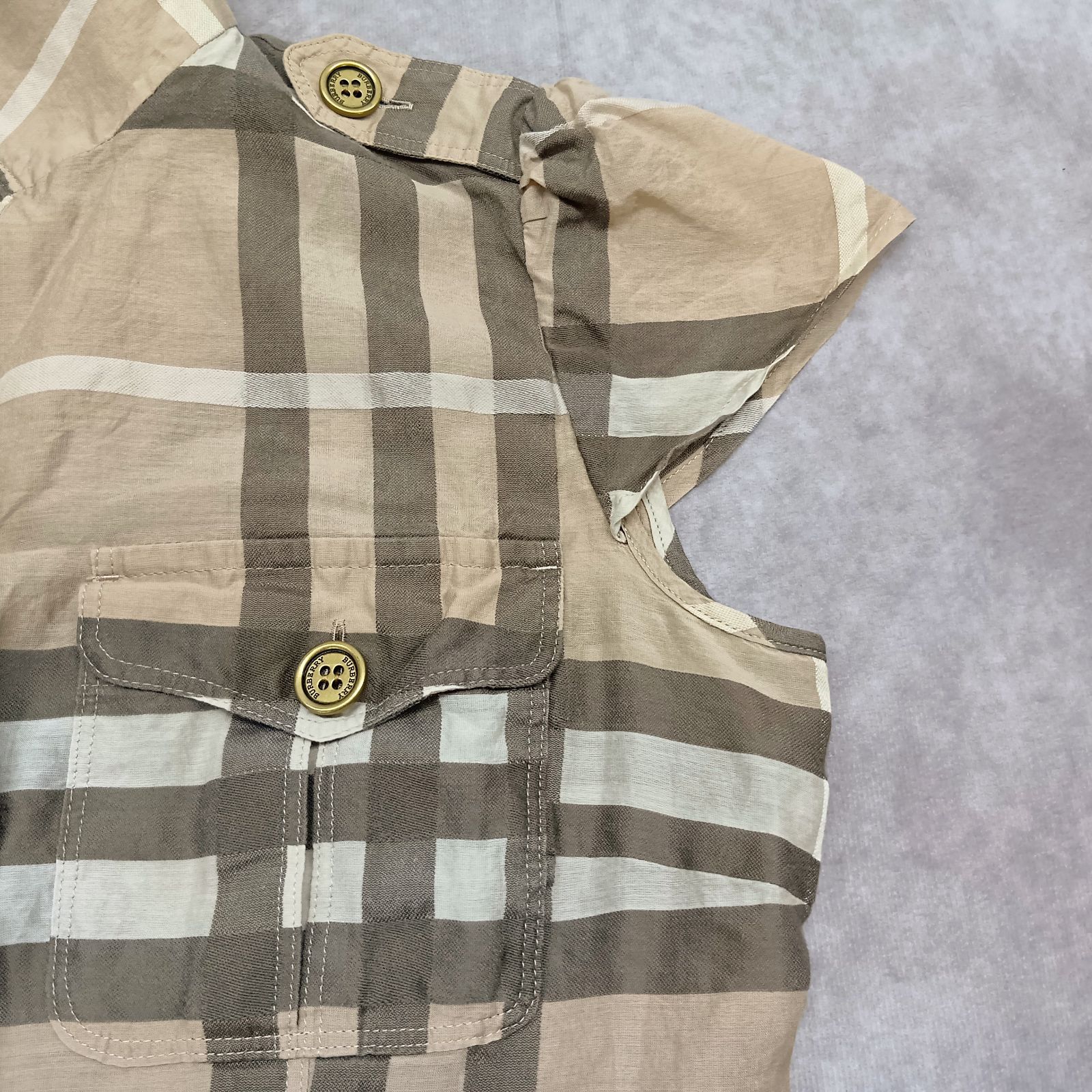 BURBERRY LONDON バーバリーロンドン ノバチェック ワンピース シルク 