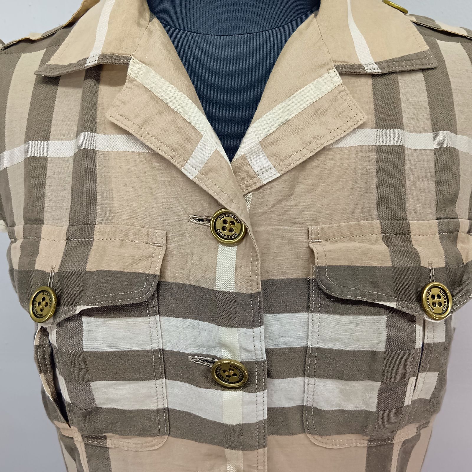BURBERRY LONDON バーバリーロンドン ノバチェック ワンピース シルク