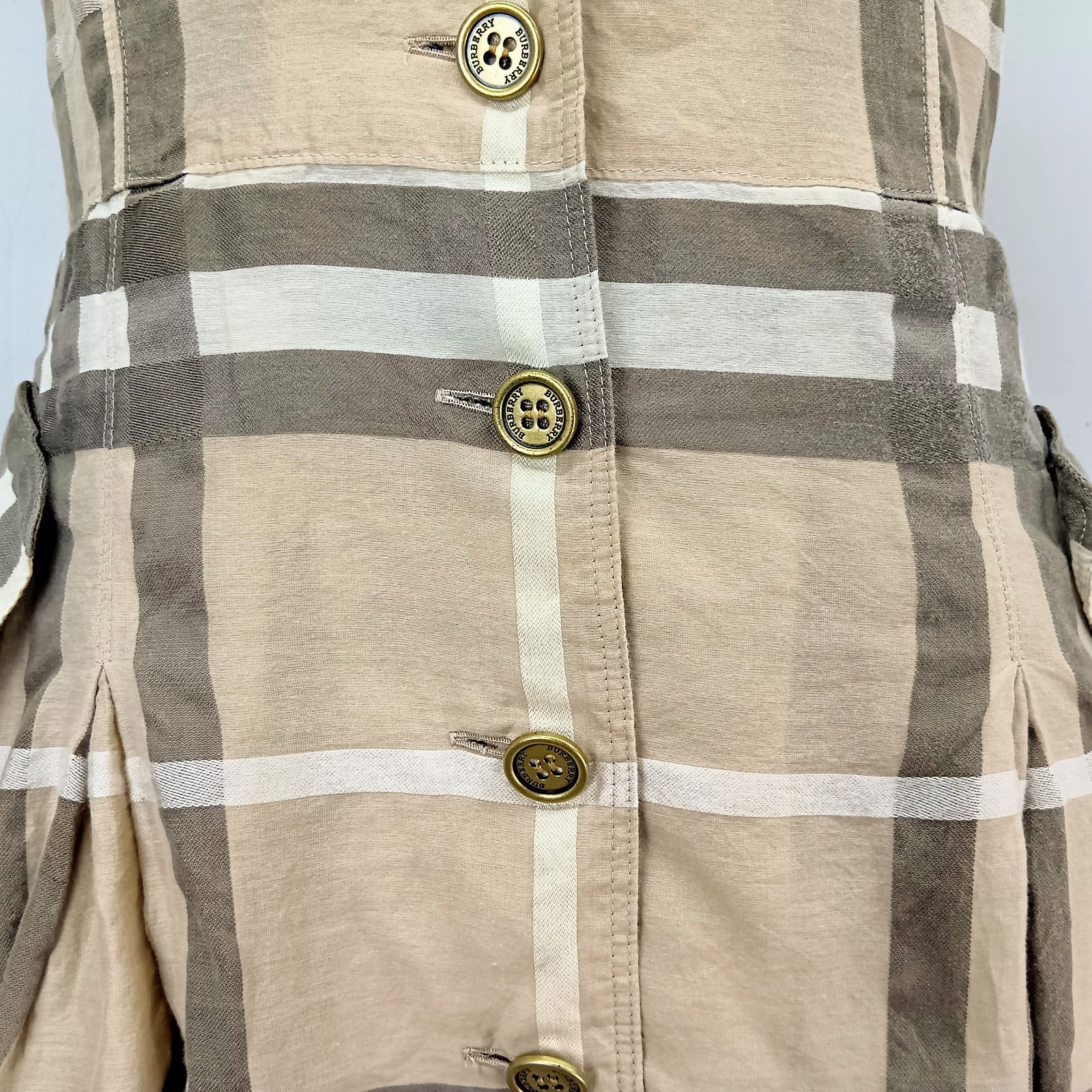 BURBERRY LONDON バーバリーロンドン ノバチェック ワンピース シルク