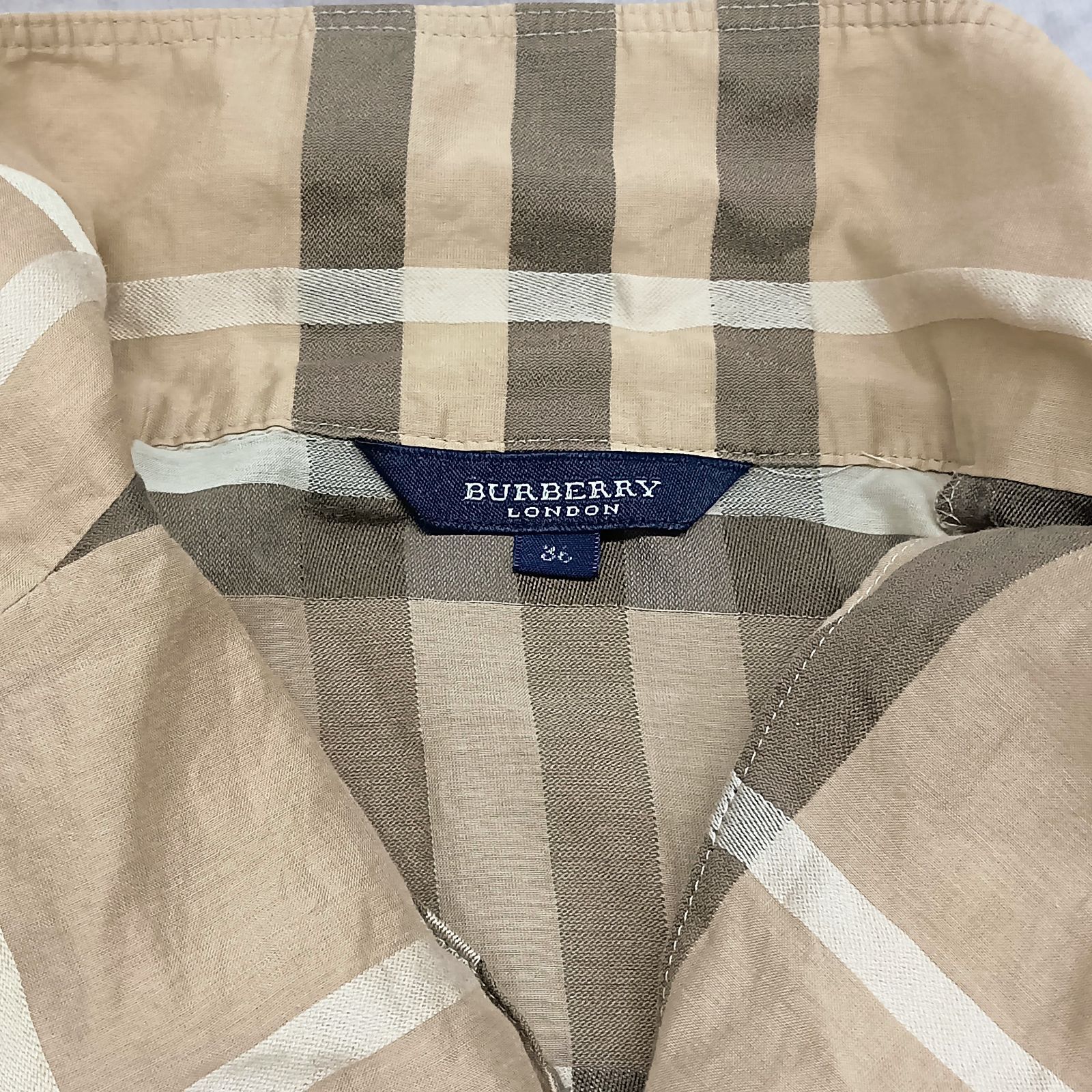 BURBERRY LONDON バーバリーロンドン ノバチェック ワンピース シルク