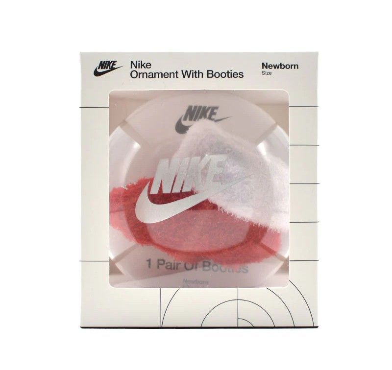 海外限定 NIKE ORNAMENT WITH BOOTIES RED 6,840円