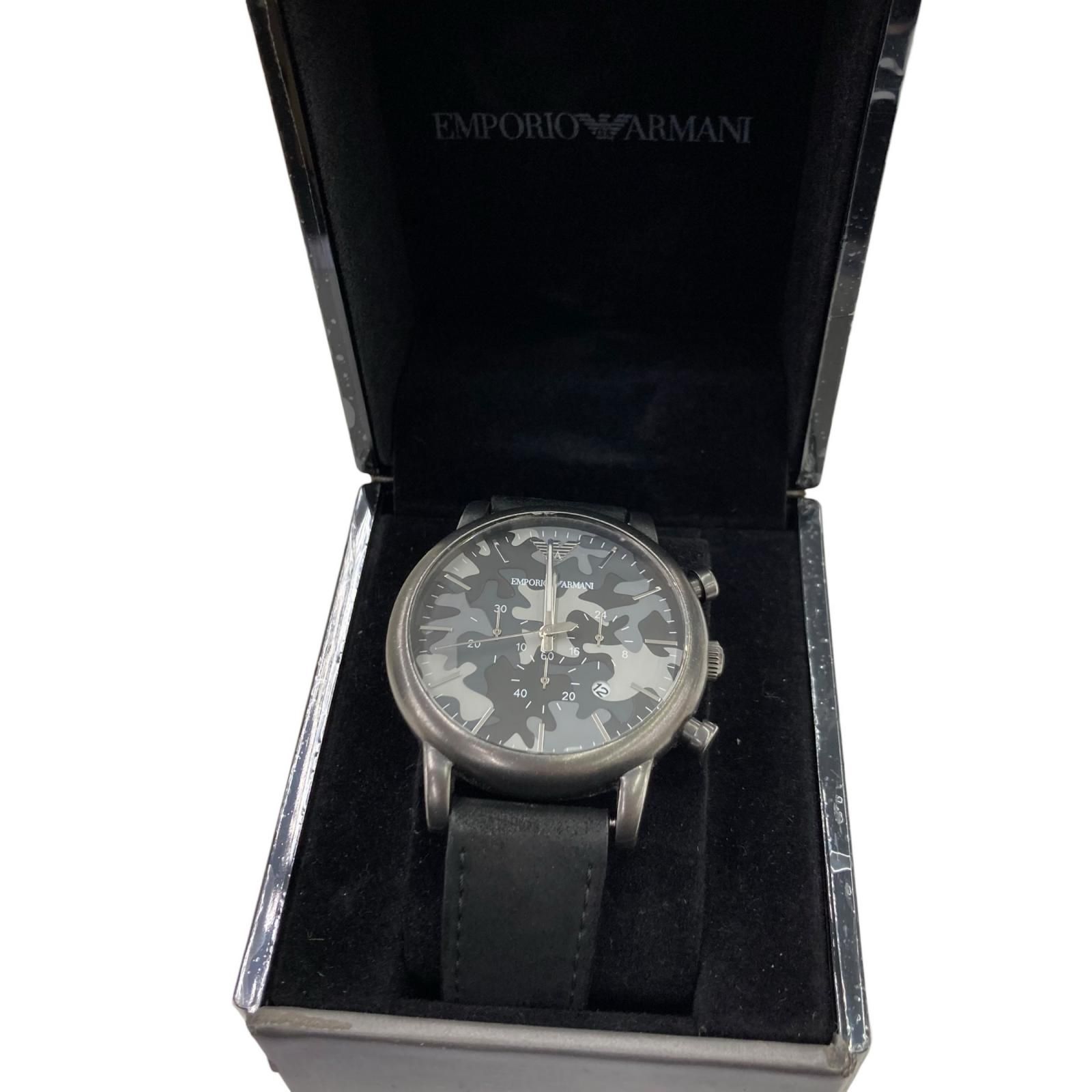 186000 動作未確認 Emporio Armani エンポリオ・アルマーニ 腕時計 AR-1816  ブラック　カモフラージュ メンズ [0000000007814] 186000 動作未確認 Emporio Armani エンポリオ・アルマーニ 腕時計 AR