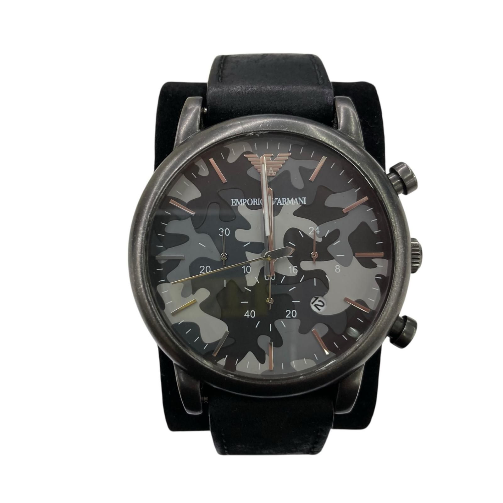 186000 動作未確認 Emporio Armani エンポリオ・アルマーニ 腕時計 AR-1816  ブラック　カモフラージュ メンズ [0000000007814] 186000 動作未確認 Emporio Armani エンポリオ・アルマーニ 腕時計 AR