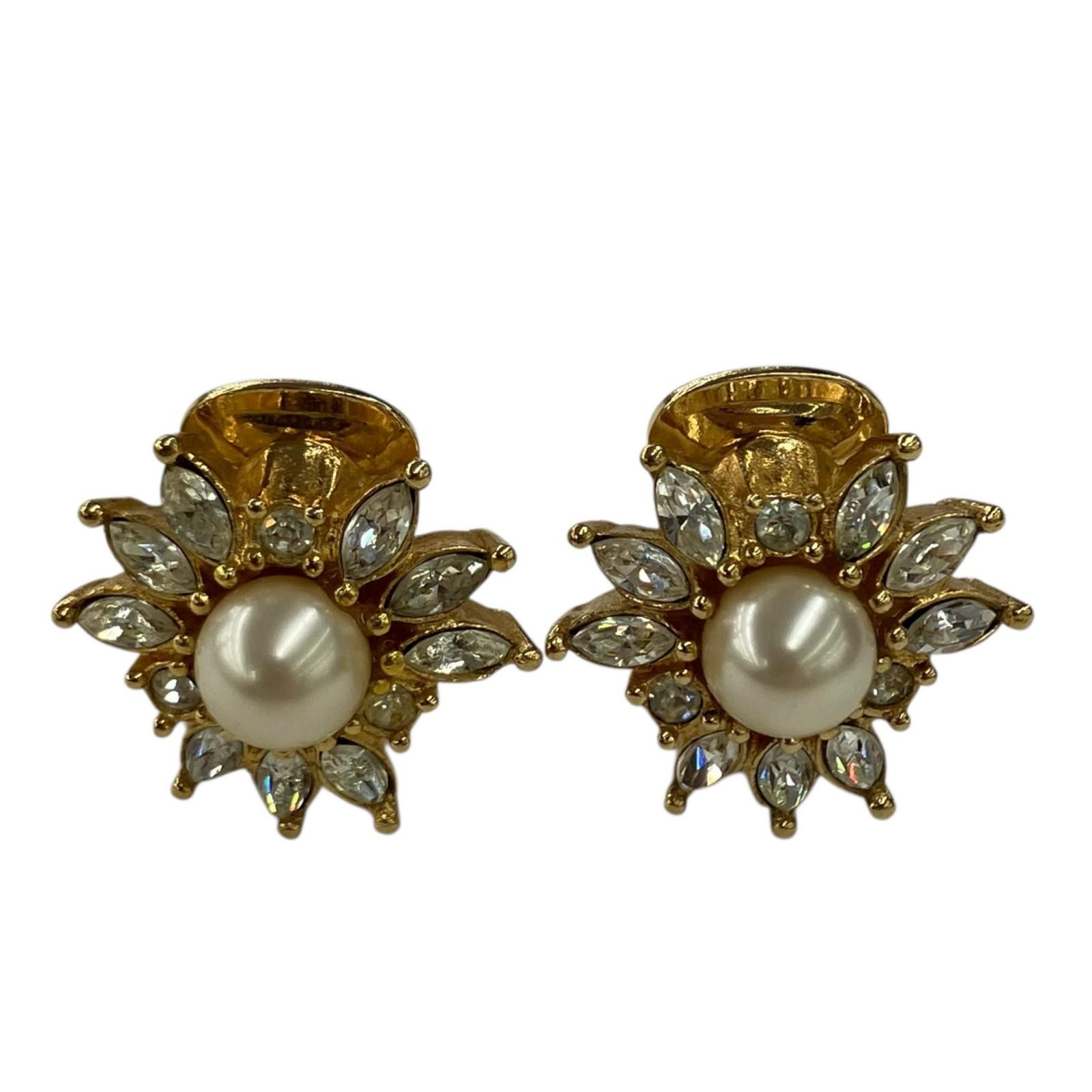 180053 現状品 Christian Dior クリスチャンディオール イヤリング 