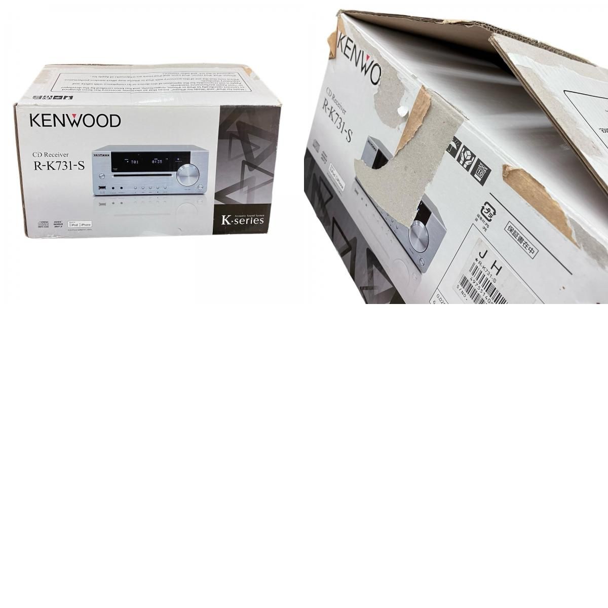 199990 動作未確認 KENWOOD ケンウッド CDレシーバー R-K731-S  シルバー [0000000007828] 199990 動作未確認 KENWOOD ケンウッド CDレシーバー R-K731-S