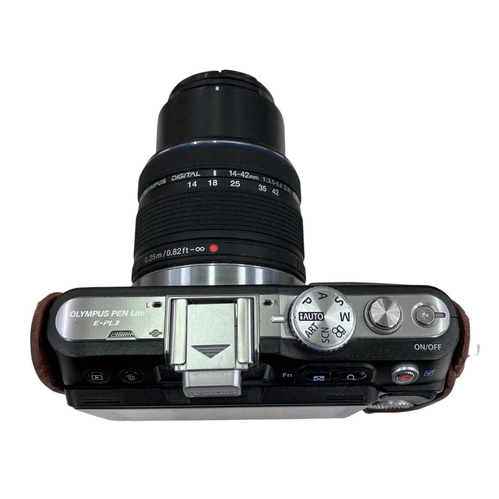 186000 動作確認済み OLYMPUS オリンパス PEN Lite EｰPL3 - メルカリ