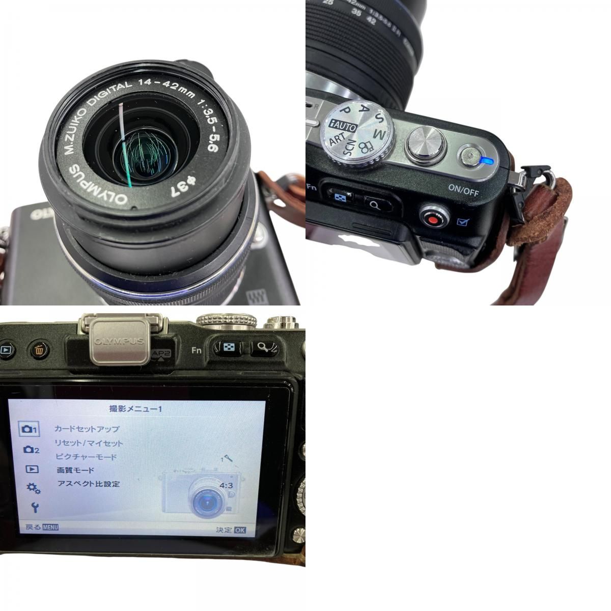 186000 動作確認済み OLYMPUS オリンパス PEN Lite EｰPL3 - メルカリ