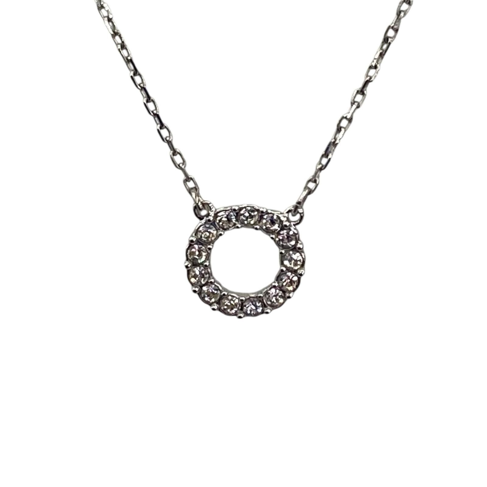 186001 SWAROVSKI スワロフスキー リボンネックレス、ラインストーン