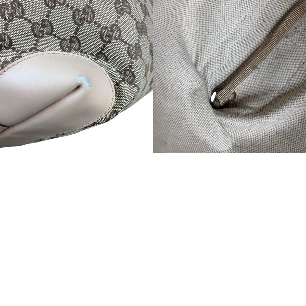 180053 現状品 GUCCI グッチ GGキャンバス トートバッグ ポーチ付き