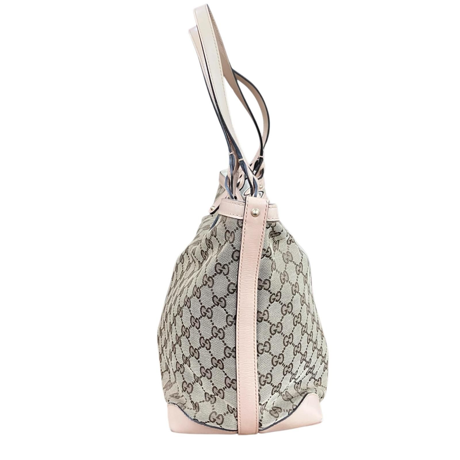 180053 現状品 GUCCI グッチ GGキャンバス　トートバッグ　ポーチ付き ベージュ系 [0000000007852] 180053 現状品 GUCCI グッチ GGキャンバス トートバッグ ポーチ付き