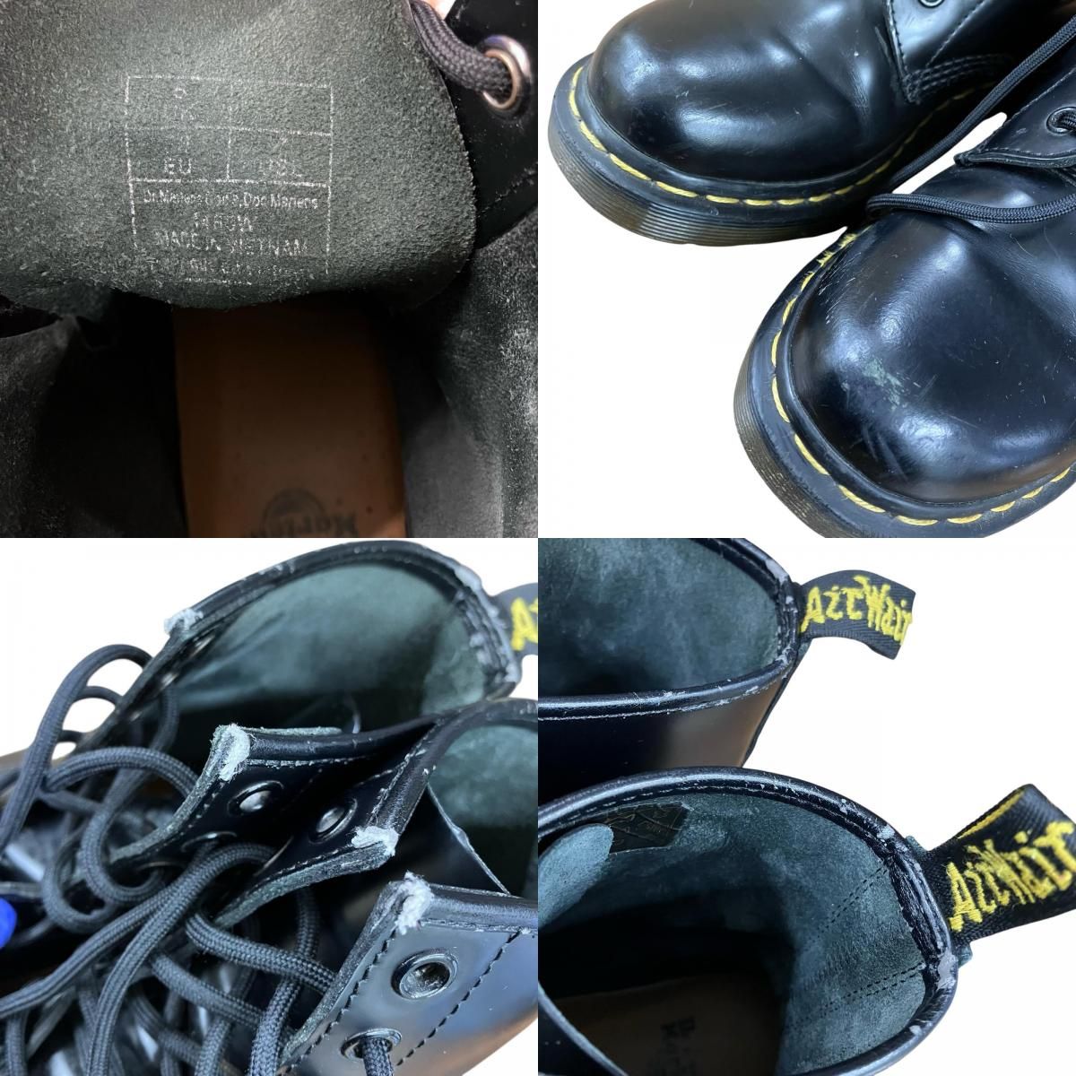 180053 現状品 Dr.Martens ドクターマーチン 1460 8 ホール ブラック 