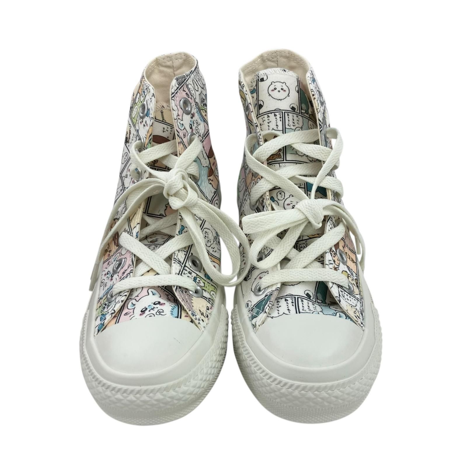 186001 現状品 CONVERSE コンバース Converse×CHIIKAWA　ハイカットスニーカー　マンガ柄 　1SE426 23 レディース [0000000007866] 186001 現状品 CONVERSE コンバース Converse×CHIIKAWA ハイカット