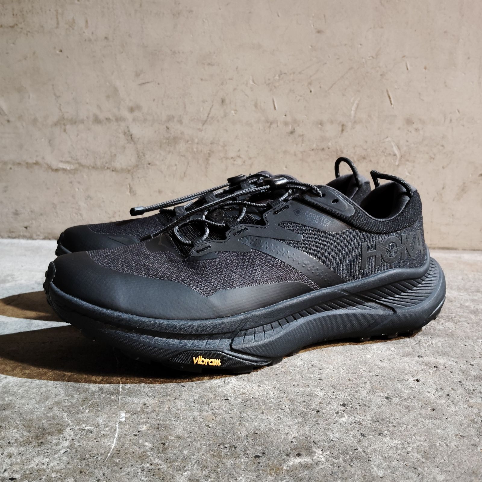 HOKA TRANSPORT GTX WIDE BLACK 28.5cm ホカ トランスポート GORE-TEX 