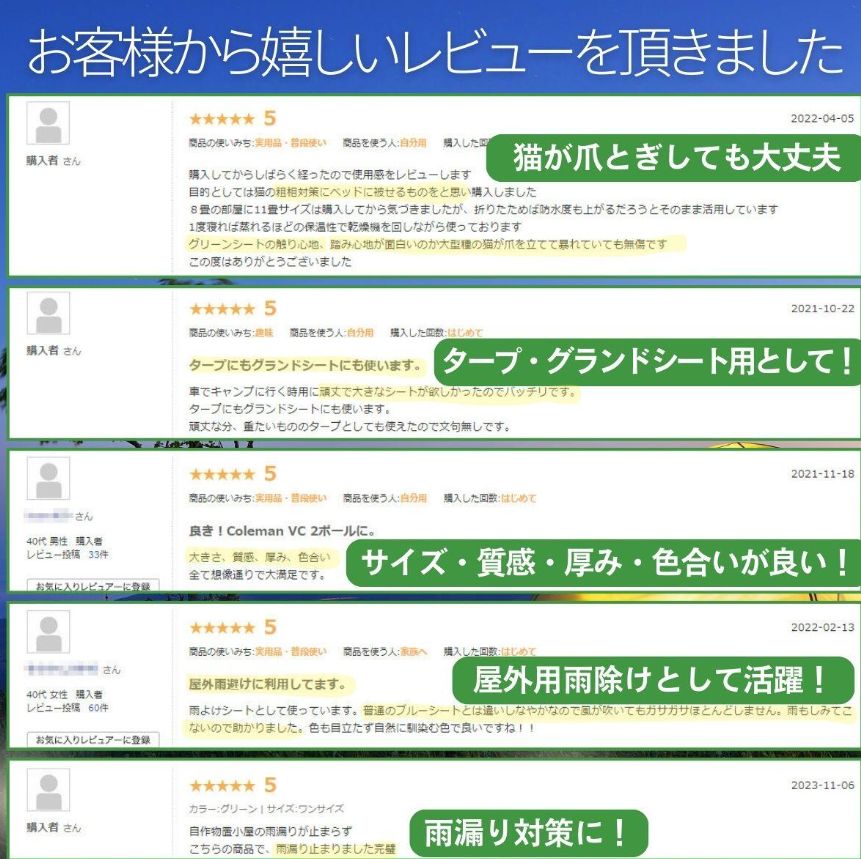 グリーンシート10mX10mレジャーシートビニールシート防水 厚手 災害対策