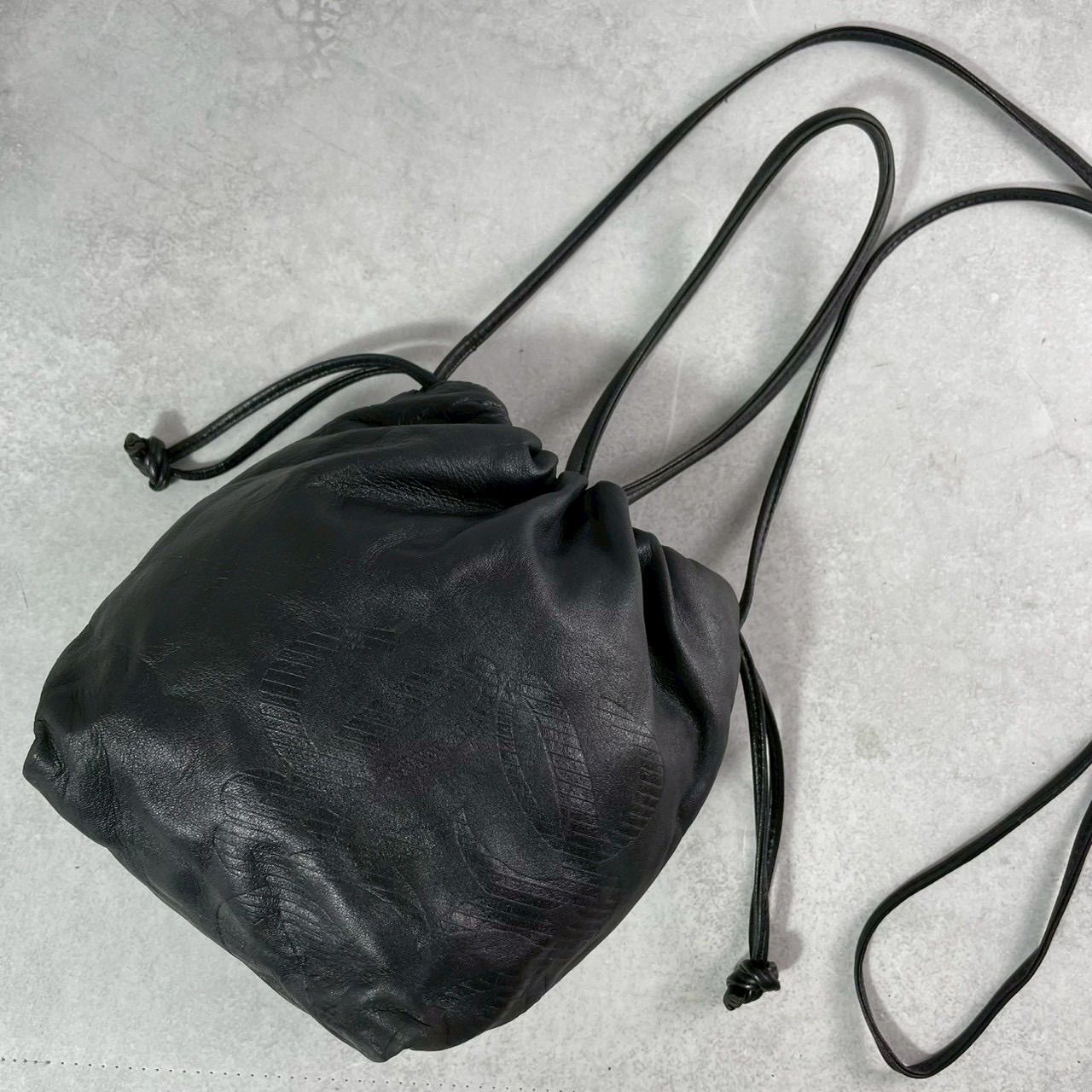 LOEWE ロエベ アナグラム ナッパレザー 2way ショルダーバッグ 巾着 