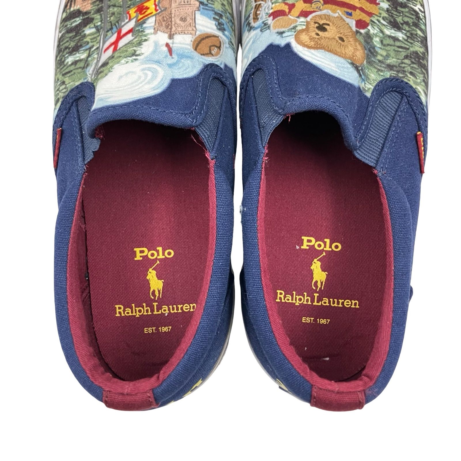 Ralph Lauren ラルフローレン ラグビーポロベア スリッポン 靴 - メルカリ