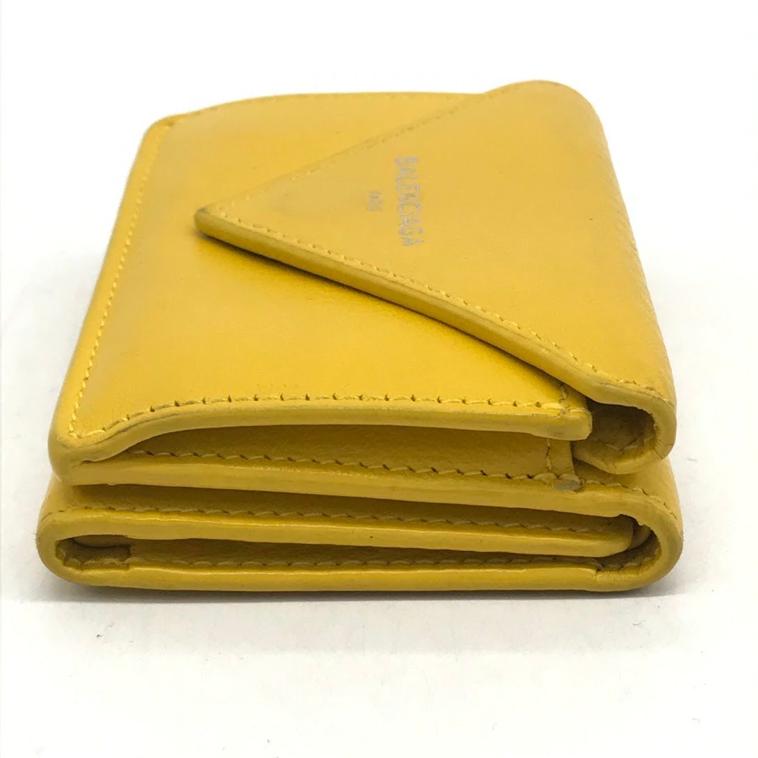 倉吉店】 中古 BALENCIAGA | バレンシアガ 三つ折り財布 PAPER ZA MINI