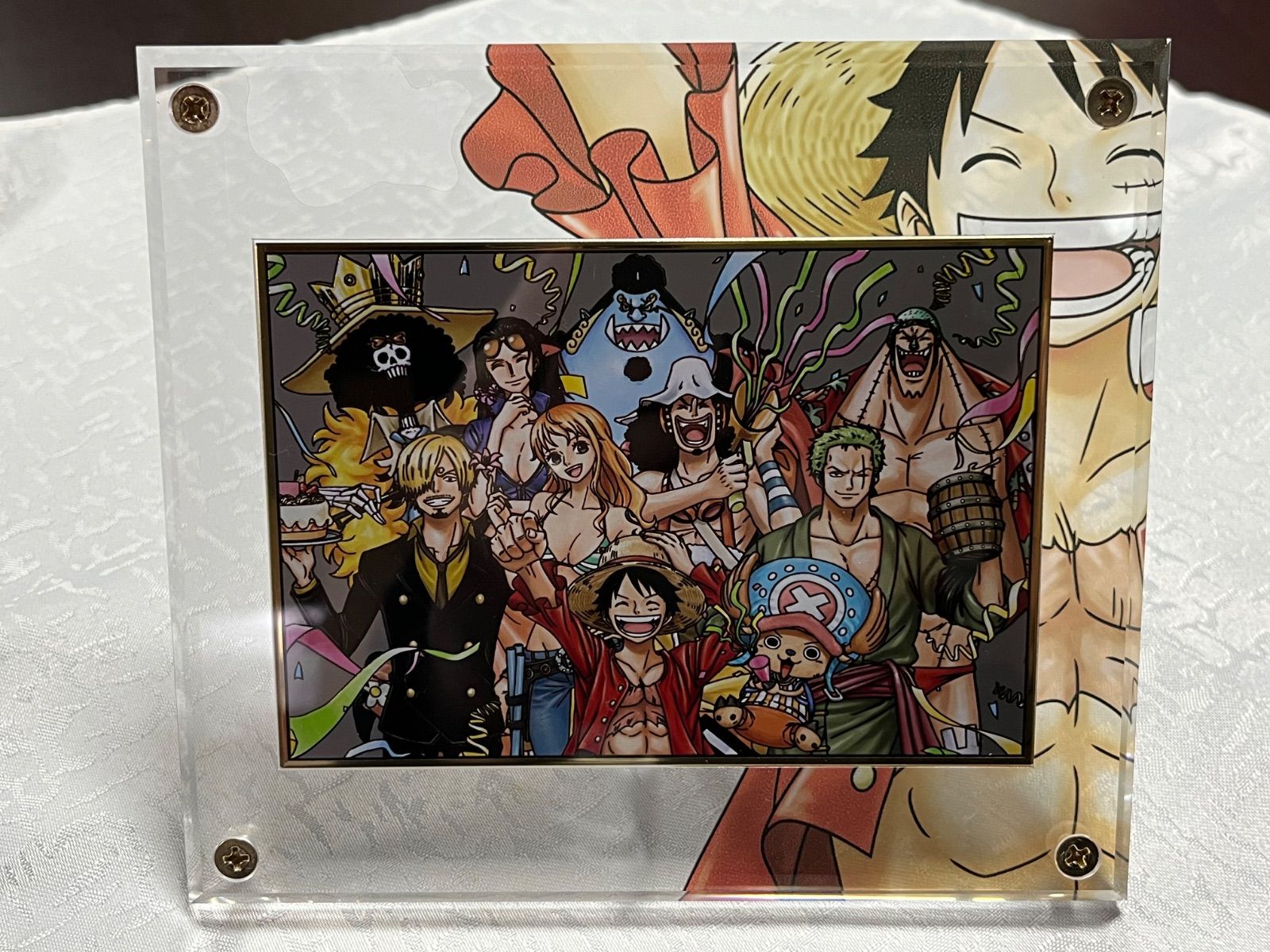 ONE PIECE ワンピース 【新品 未使用】麦わらストア10周年記念プレート