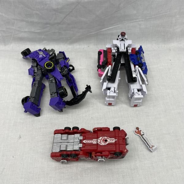 中古】現状・ﾊﾟｰﾂ確認無し)組立済みミニプラ ブンブンジャーセット[91