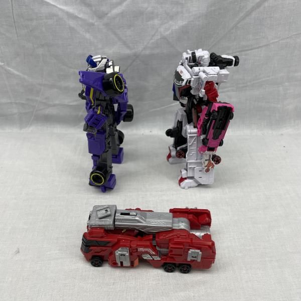 中古】現状・ﾊﾟｰﾂ確認無し)組立済みミニプラ ブンブンジャーセット[91