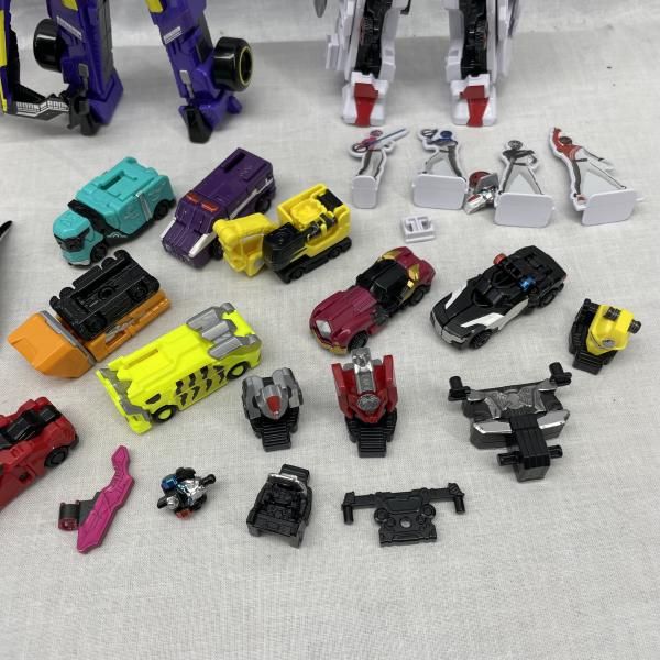 中古】現状・ﾊﾟｰﾂ確認無し)組立済みミニプラ ブンブンジャーセット[91