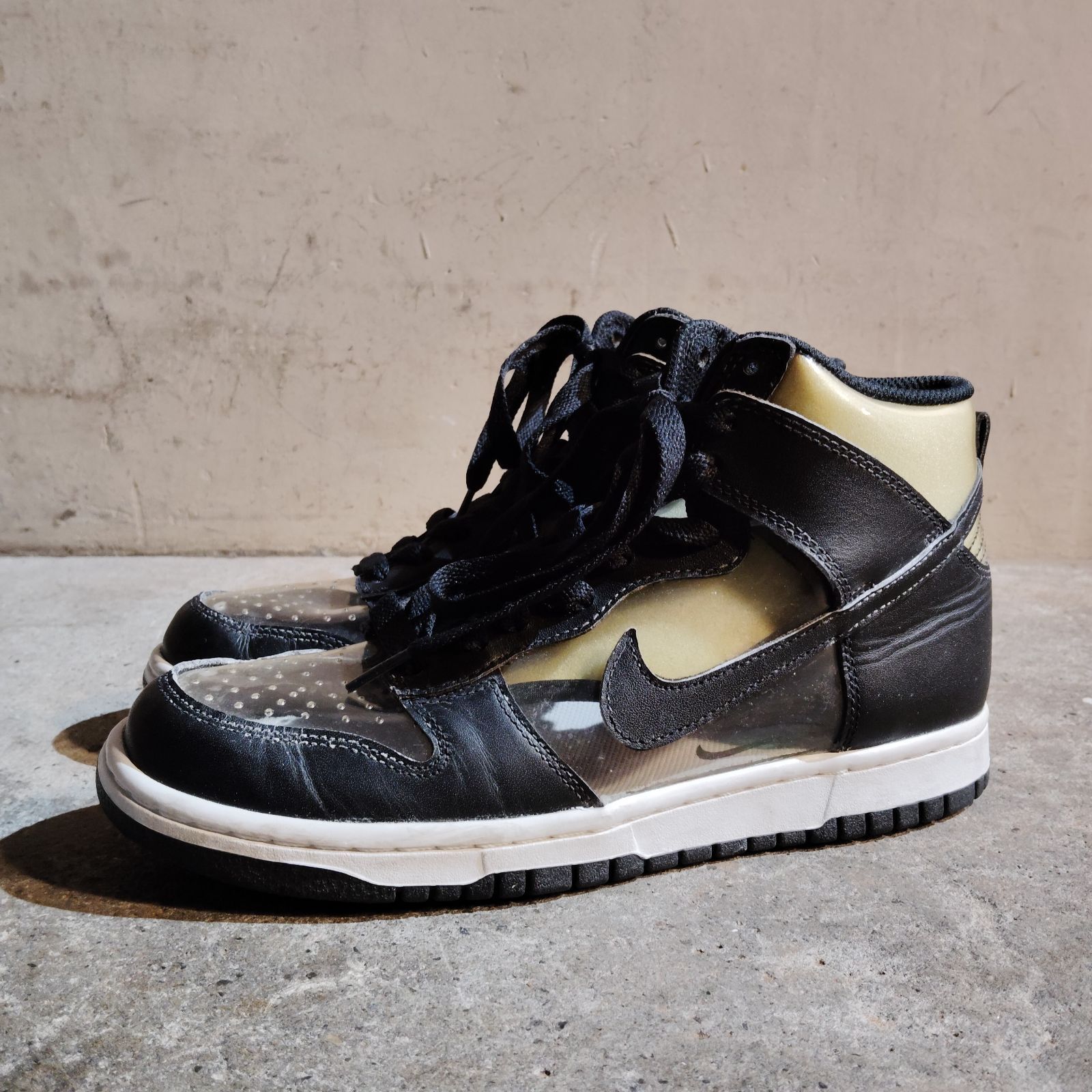 COMME des GARCONS HOMME PLUS × NIKE 17ss DUNK HI CLEAR 26cm 