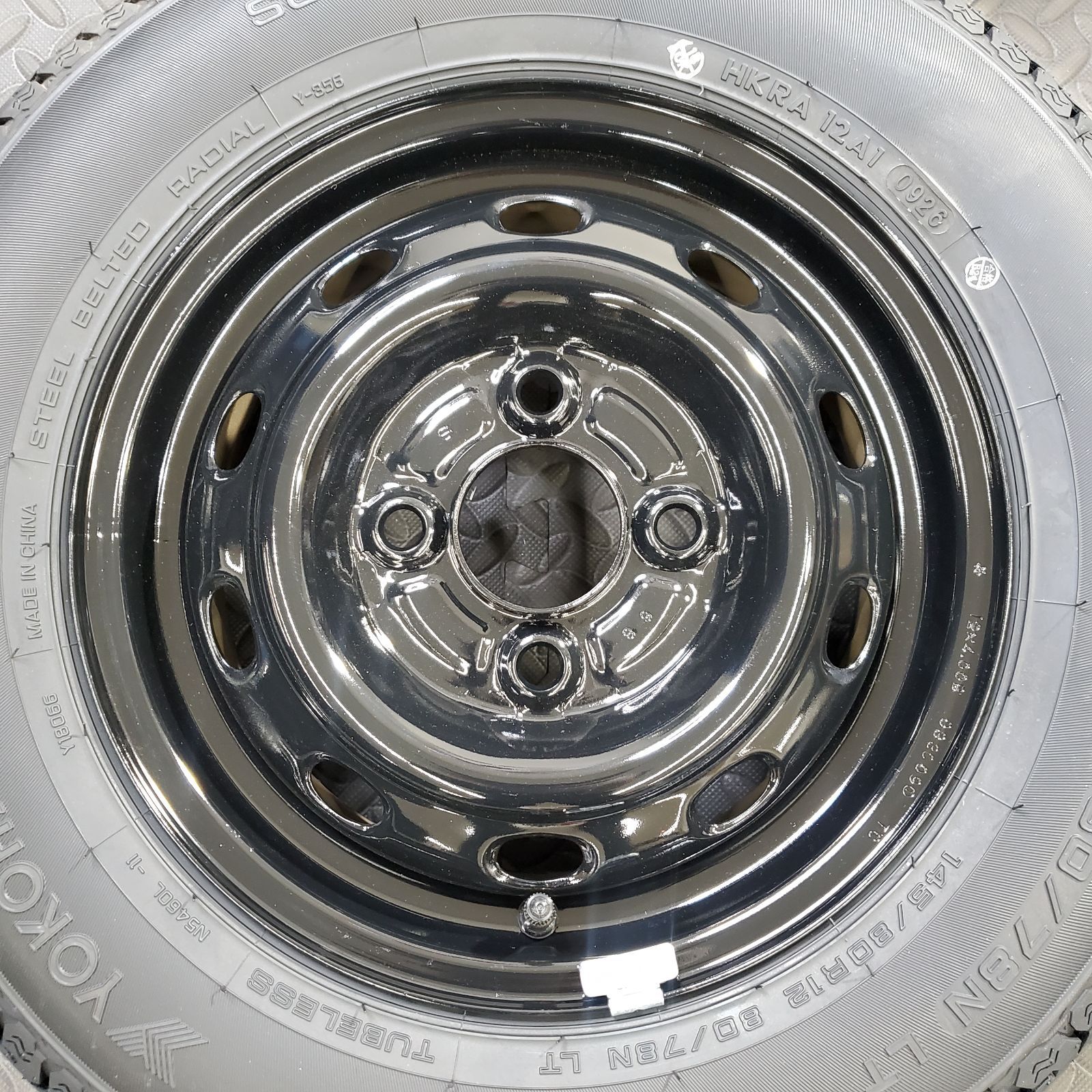 26年製 新品タイヤ 145/80R12 80/78N LT ヨコハマ スーパーバン356(夏 