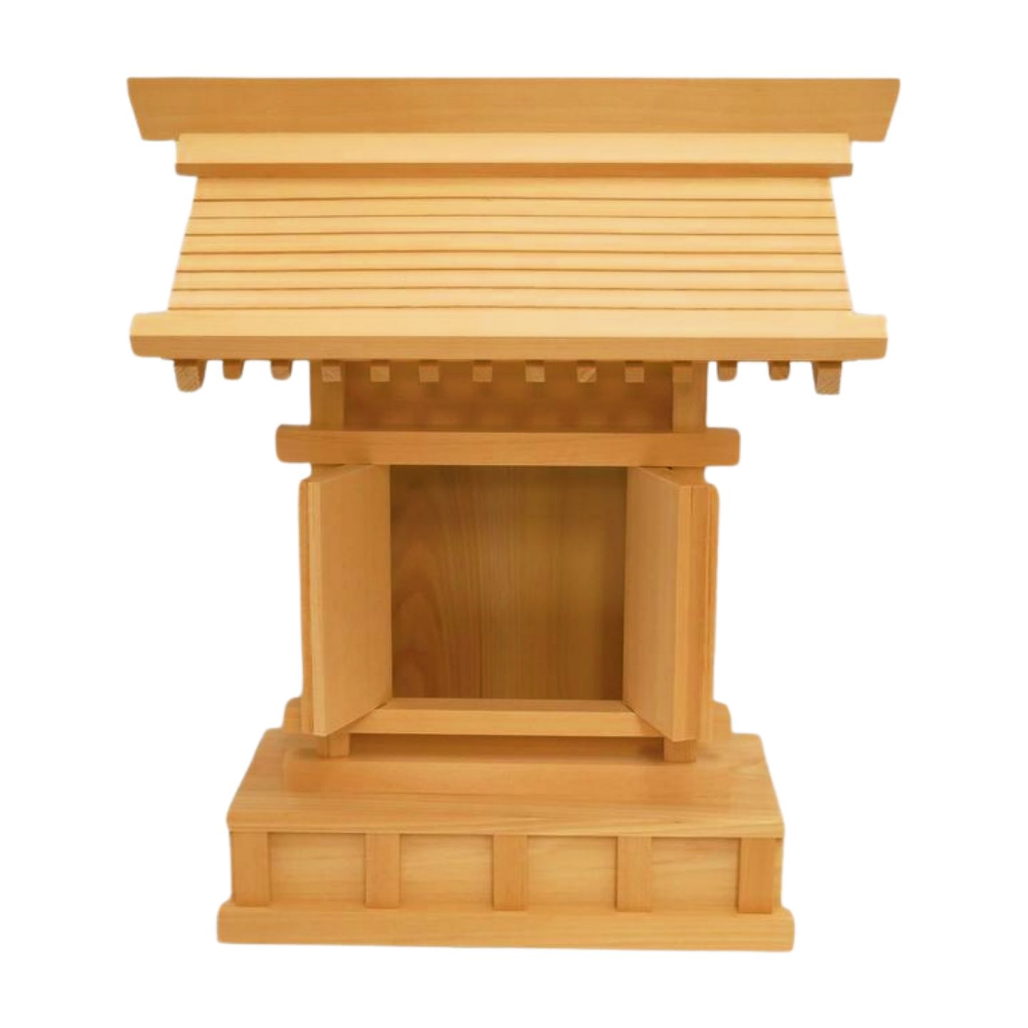 神棚】神棚 唐戸 一社 神社 神道 新生活 簡単 コンパクト 木曽 ひのき 