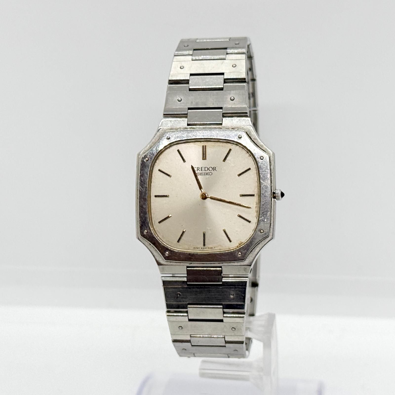 SEIKO セイコー クレドール 9300-5070 ホワイト QZ レディース 腕時計 
