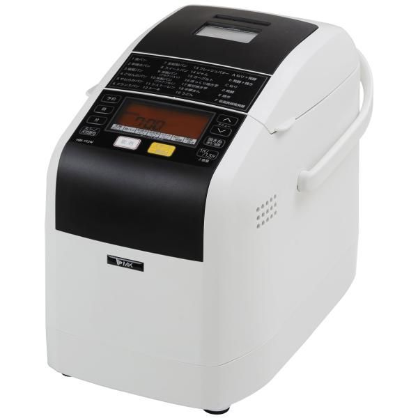 【中古】エムケー精工(MK精工) 自動ホームベーカリー ふっくらパン屋さん 1斤/1.5斤選択 (米粉/天然酵母対応) [残りごはんでパンがつくれる] ホワイ