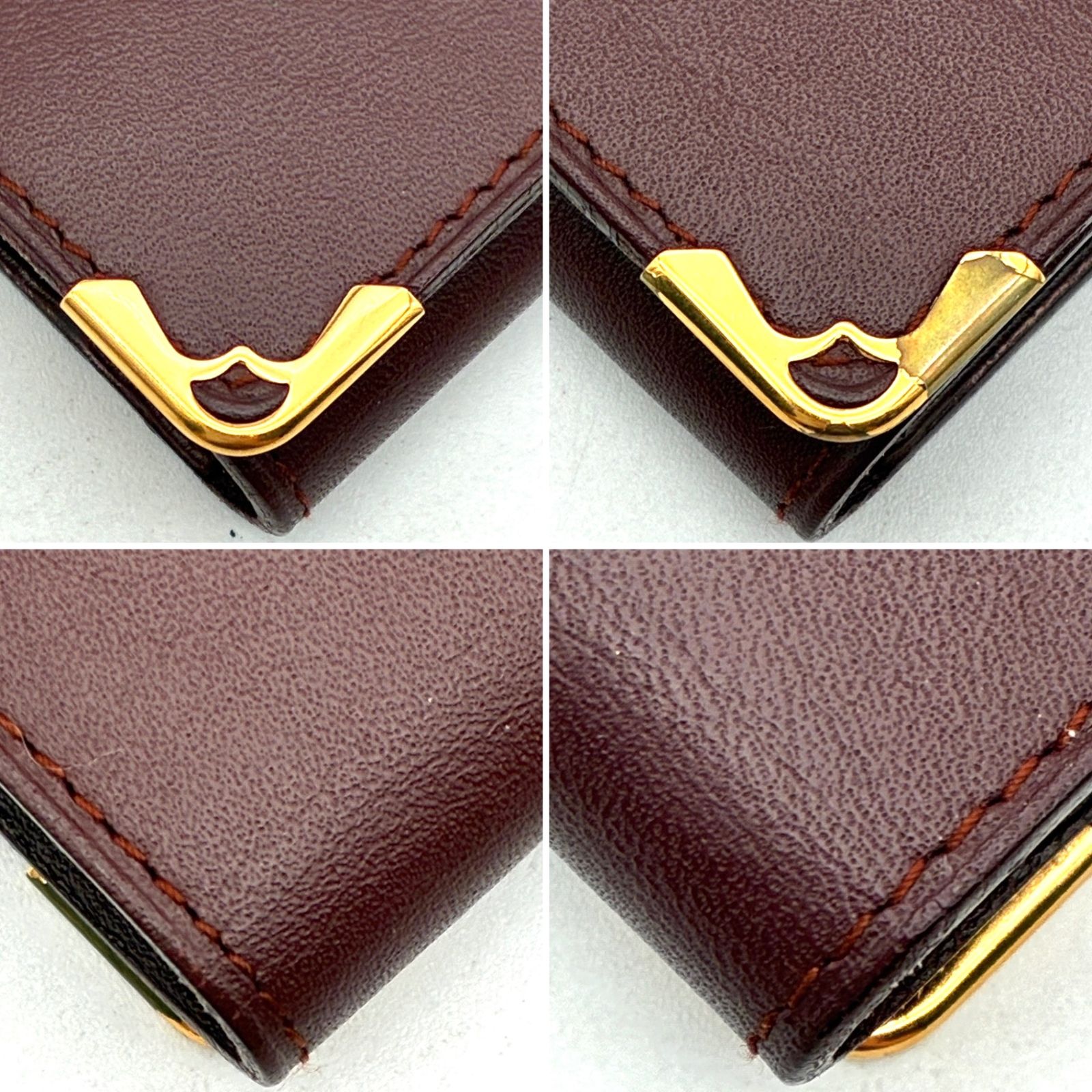 美品 Cartier カルティエ マストライン 4連 キーケース カーフレザー