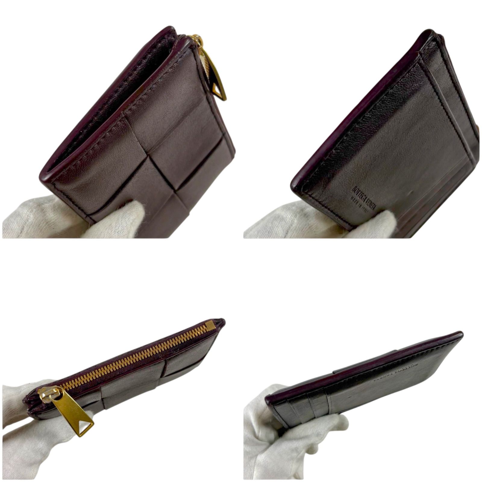 ボッテガヴェネタ BOTTEGA VENETA ファスナーカードケース 