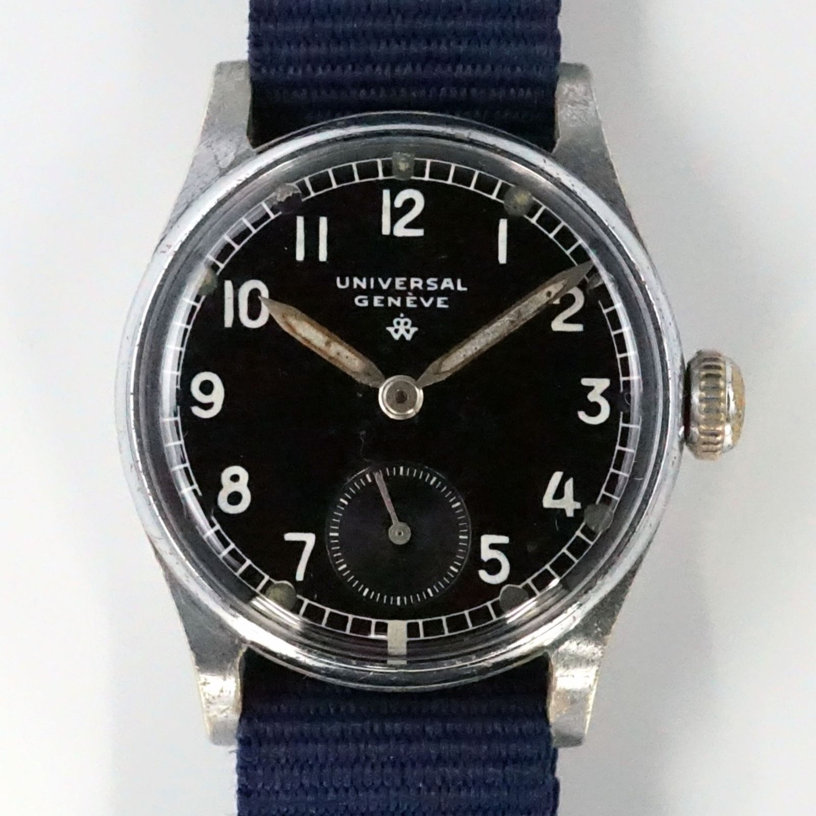 UNIVERSAL GENEVE AITESSE 手巻き腕時計OH済 OH済】ユニバーサル ジュネーブ 手巻き時計 - メルカリ