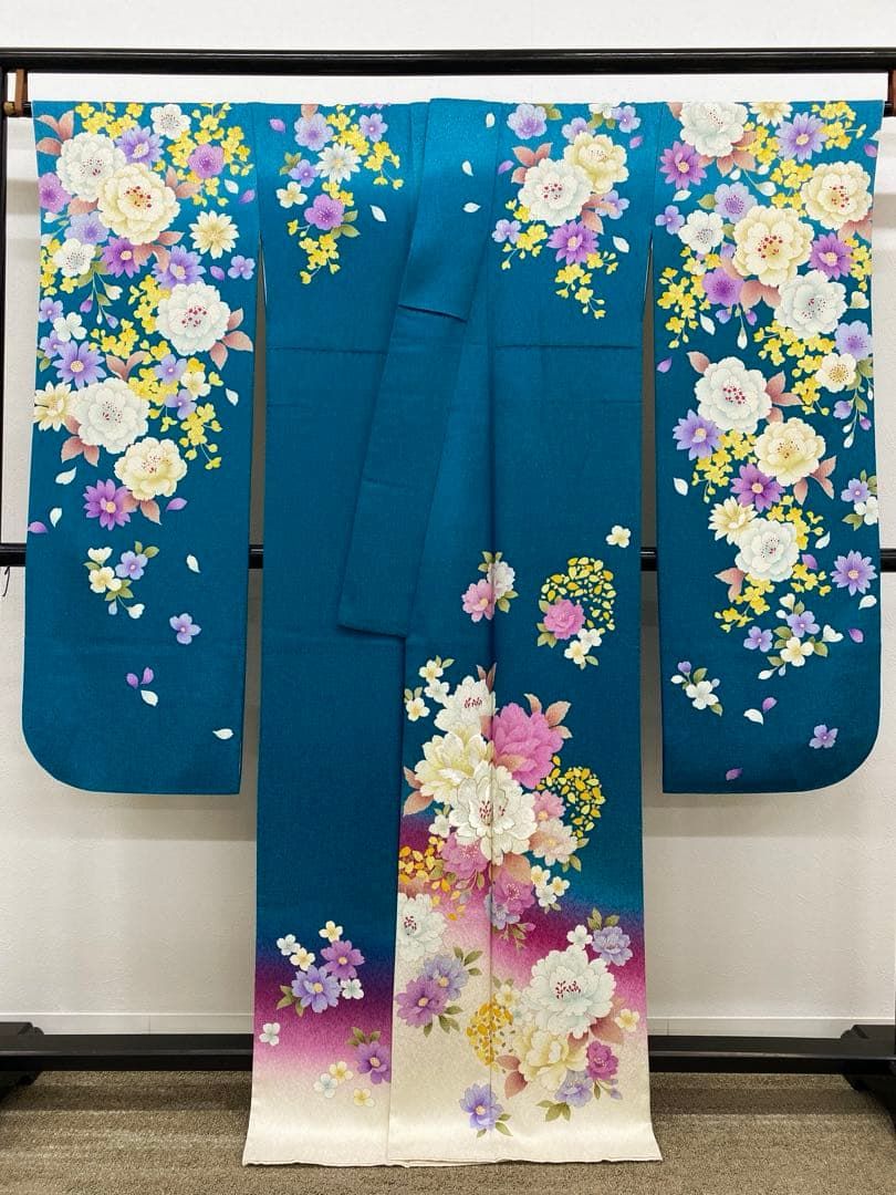 振袖 5点セット 刺繍 金彩 銀通し パールトーン加工済 MOset057 - メルカリ