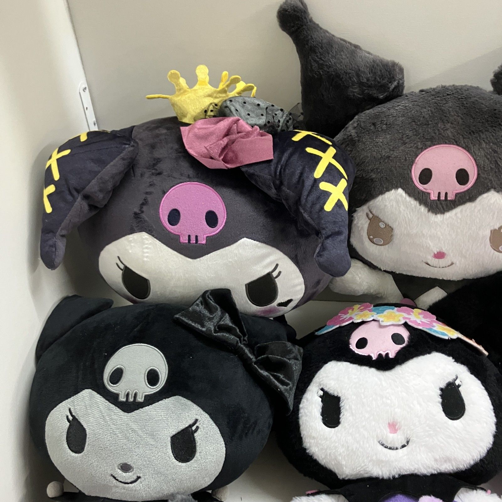 サンリオ クロミ バク キュートシリーズ ぬいぐるみ マスコット レア ◇ Sanrio サンリオ 23点 まとめ商品 Kuromi クロミ バク ぬいぐるみ