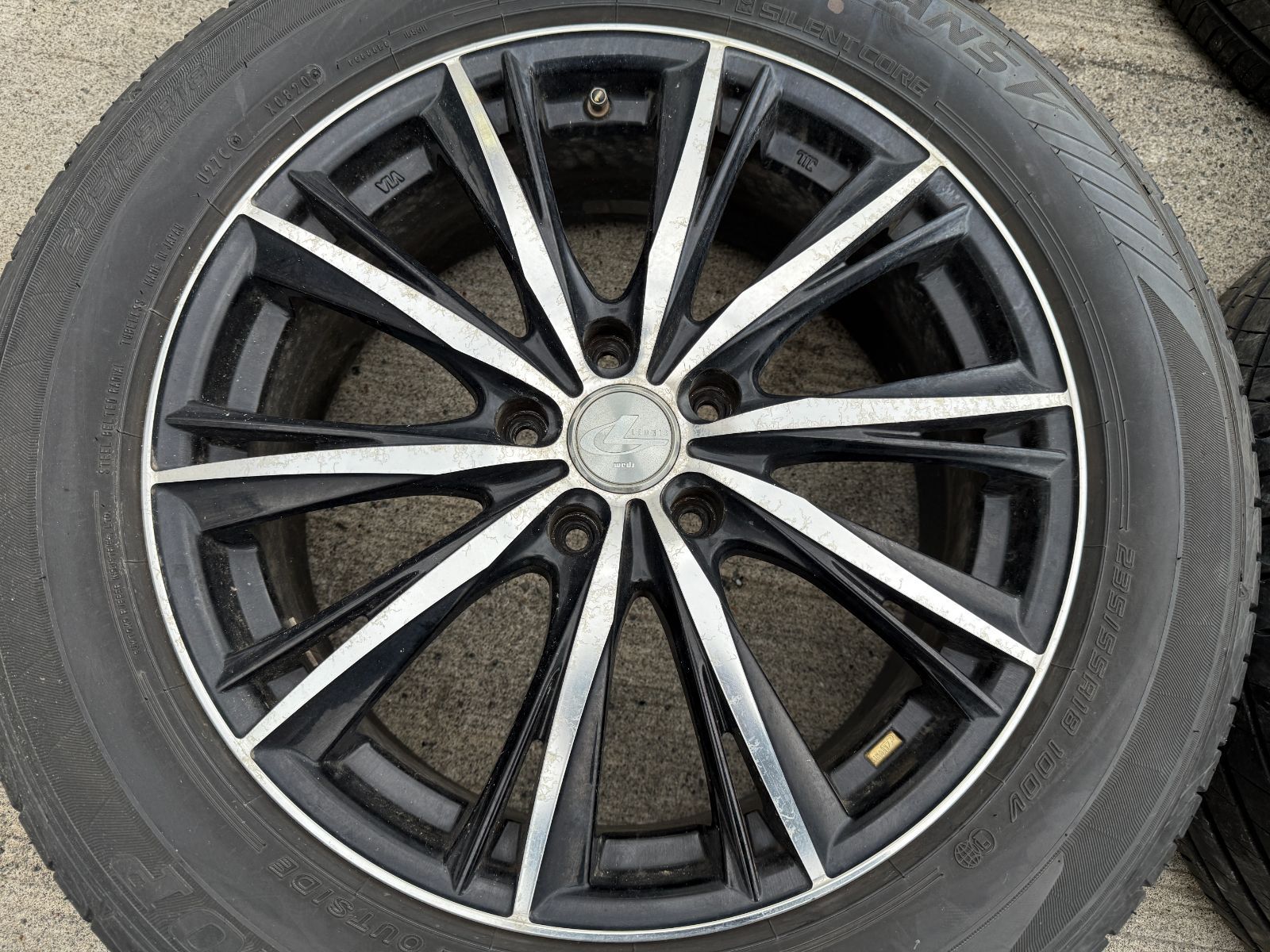 エクストレイル NT32 アルミホイール 4本セット weds LEONIS WX 235 