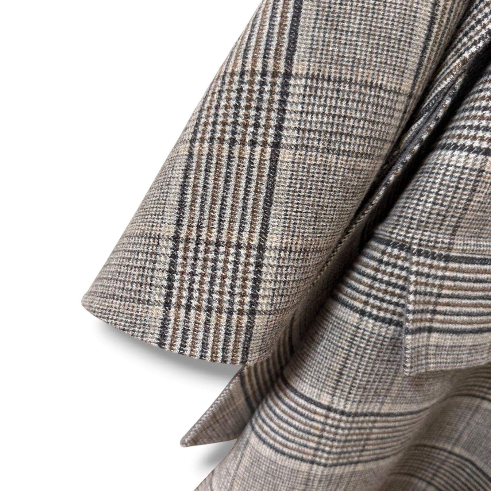 美品 22AW Drawer グレンチェック ケヌキリバーシブルコート 美品 22AW Drawer グレンチェック ケヌキリバーシブルコート