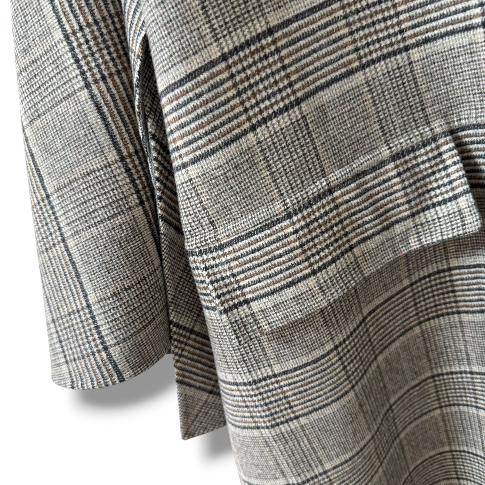 美品 22AW Drawer グレンチェック ケヌキリバーシブルコート 美品 22AW Drawer グレンチェック ケヌキリバーシブルコート