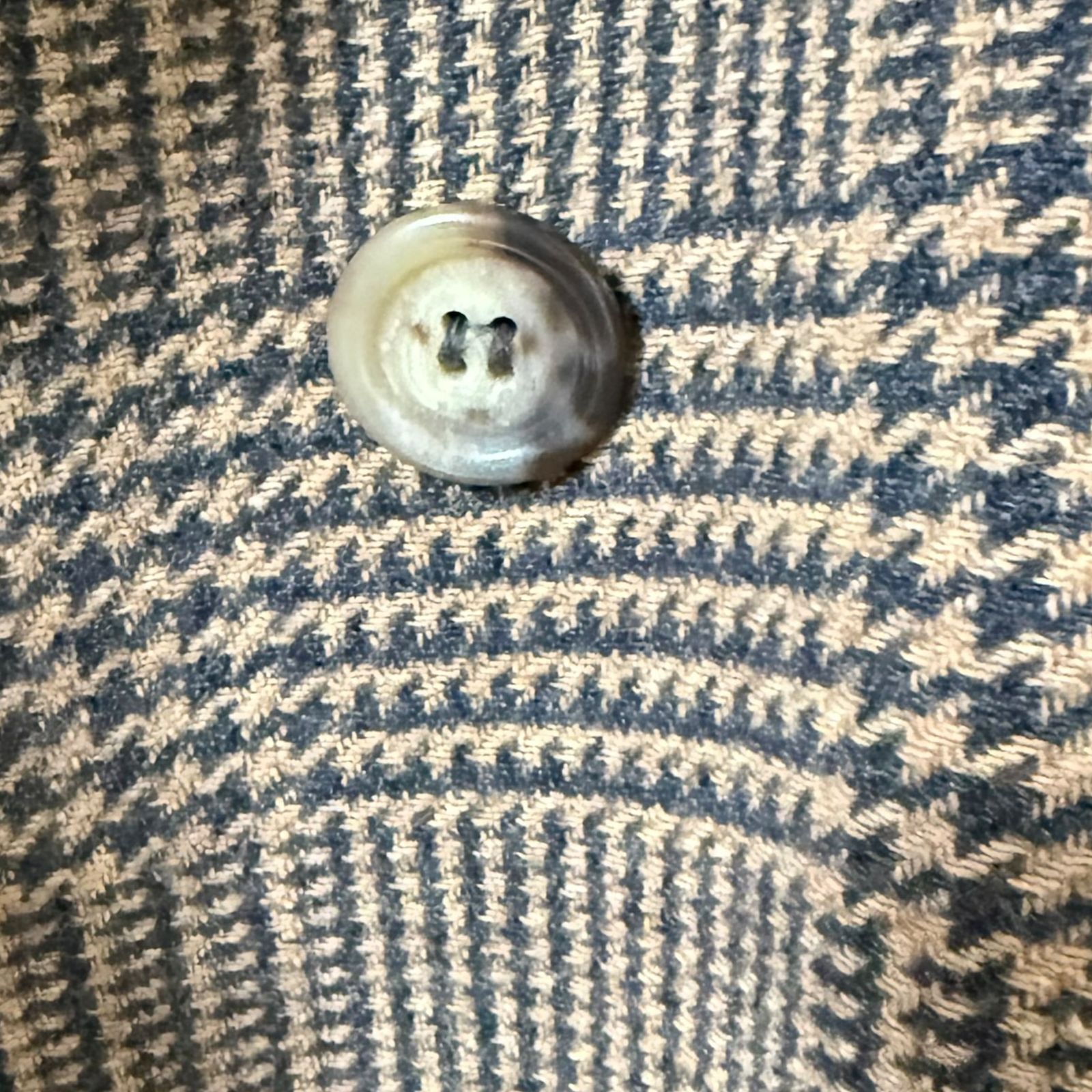 Max Mara グレンチェック柄ダブルブレストロングコート 40 千鳥格子