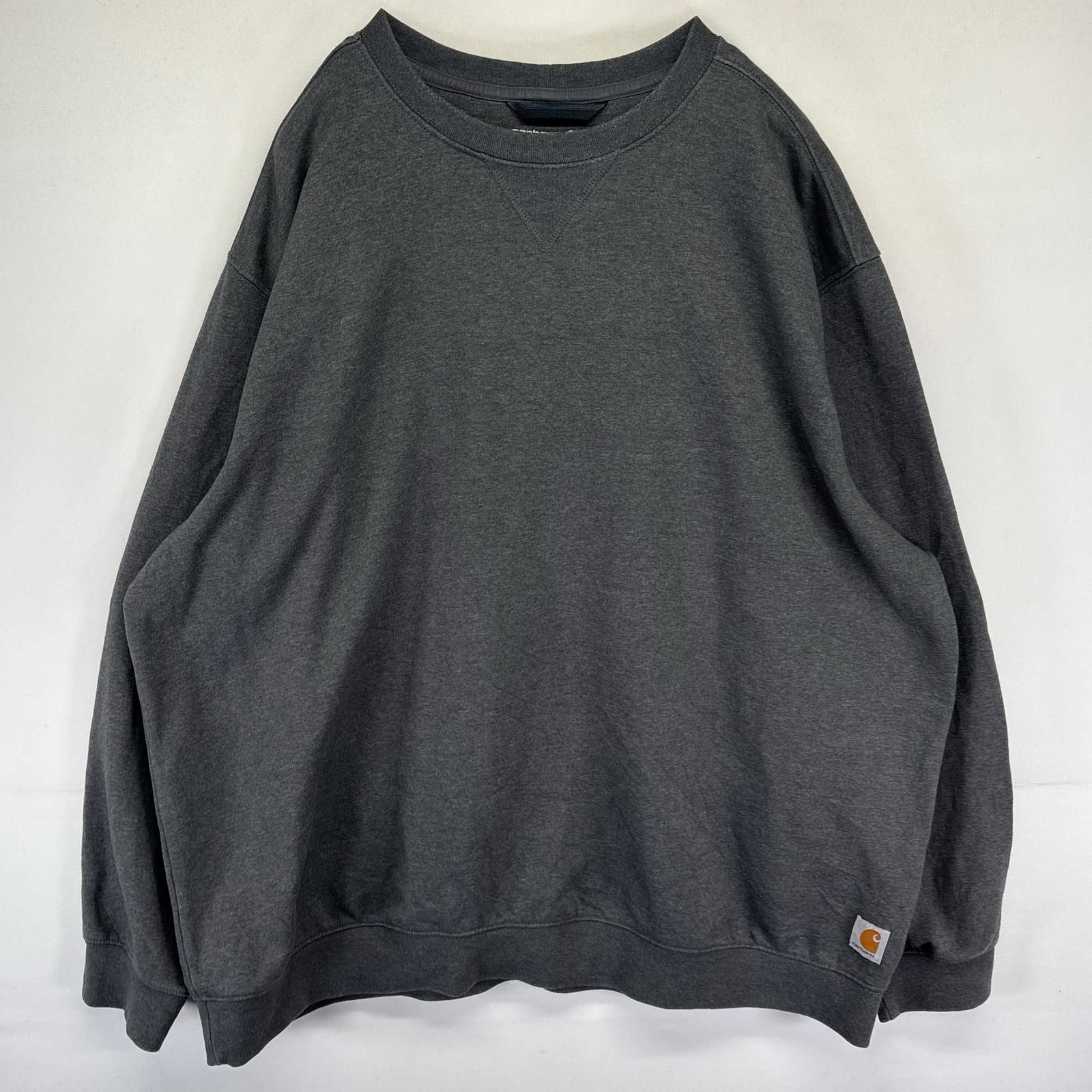 古着 カーハート Carhartt スウェット トレーナー 前V 大きいサイズ 