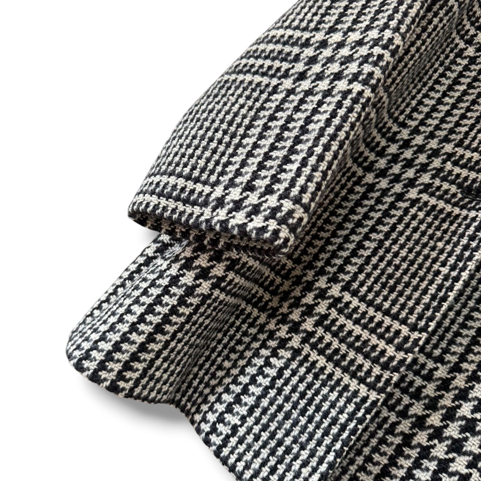 レディース MaxMara グレンチェック柄ゆったりウールコート 40 千鳥格 