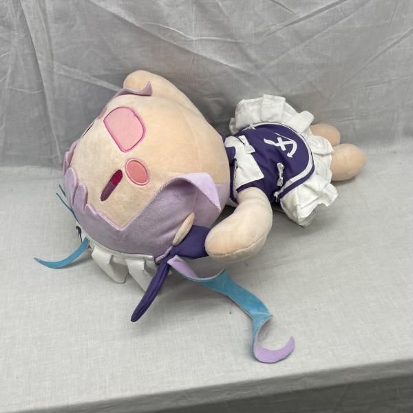 現状品)湊あくあ ホロライブ 超BIG寝そべりぬいぐるみ/NEKO BIG