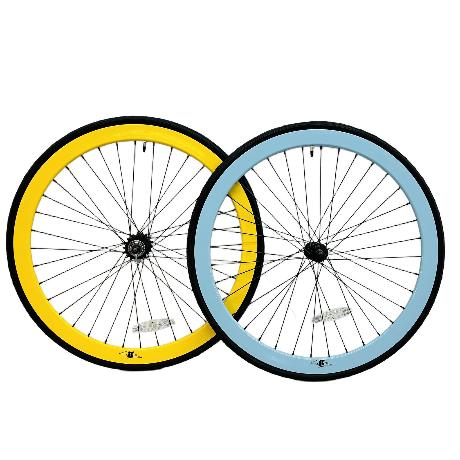 KROMICA ホイール 前後 セット タイヤ ロードバイク 自転車 中古 