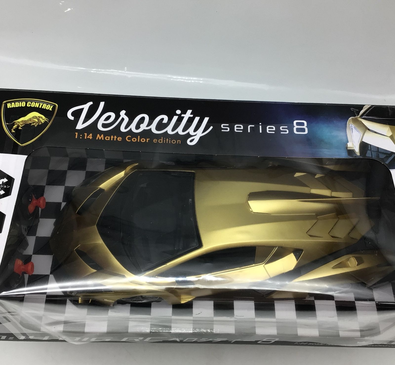 4150 【未使用】1/14 BIG RC ベロシティー8 ゴールド ラジコンカー