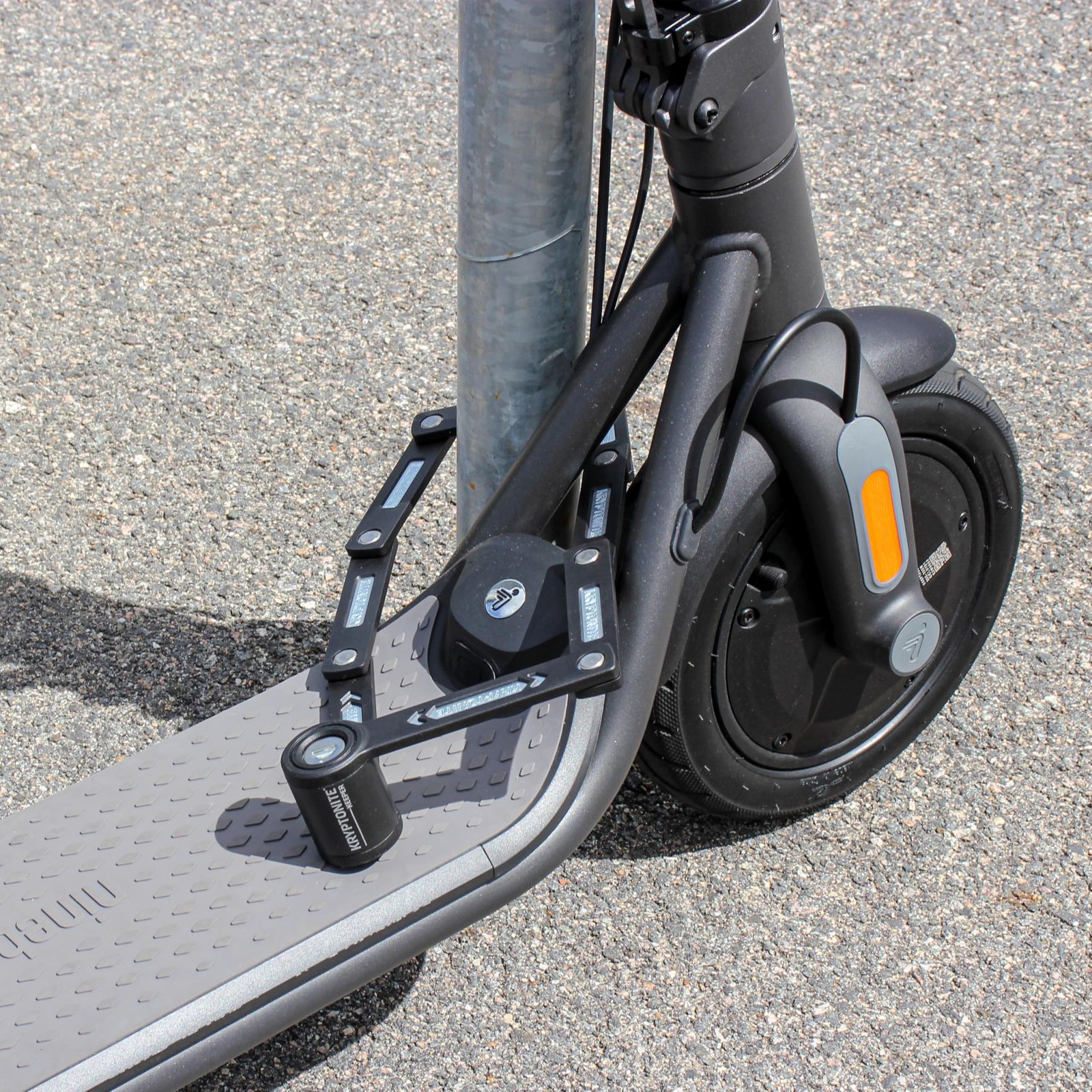 新品 KRYPTONITE Keeper ミニ折りたたみ自転車ロック コンパクト 軽量 