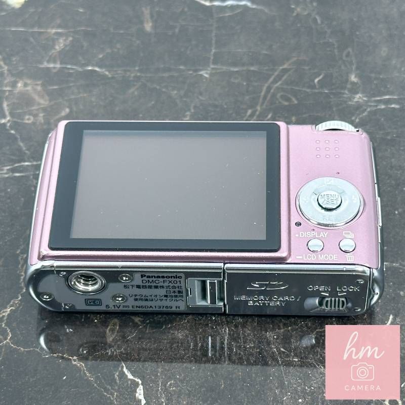 カメラ 【美品】Panasonic LUMIX DMC-FX01 ピンク コンパクトデジタル