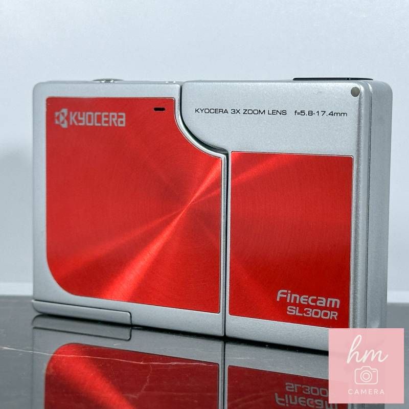カメラ 【京セラ】美品 Finecam FINECAM SL300R オレンジ