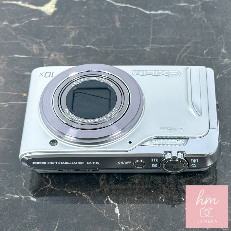 CASIO カメラ エクシリム EX-H15 シルバー コンデジ 動作品 【公式通販】